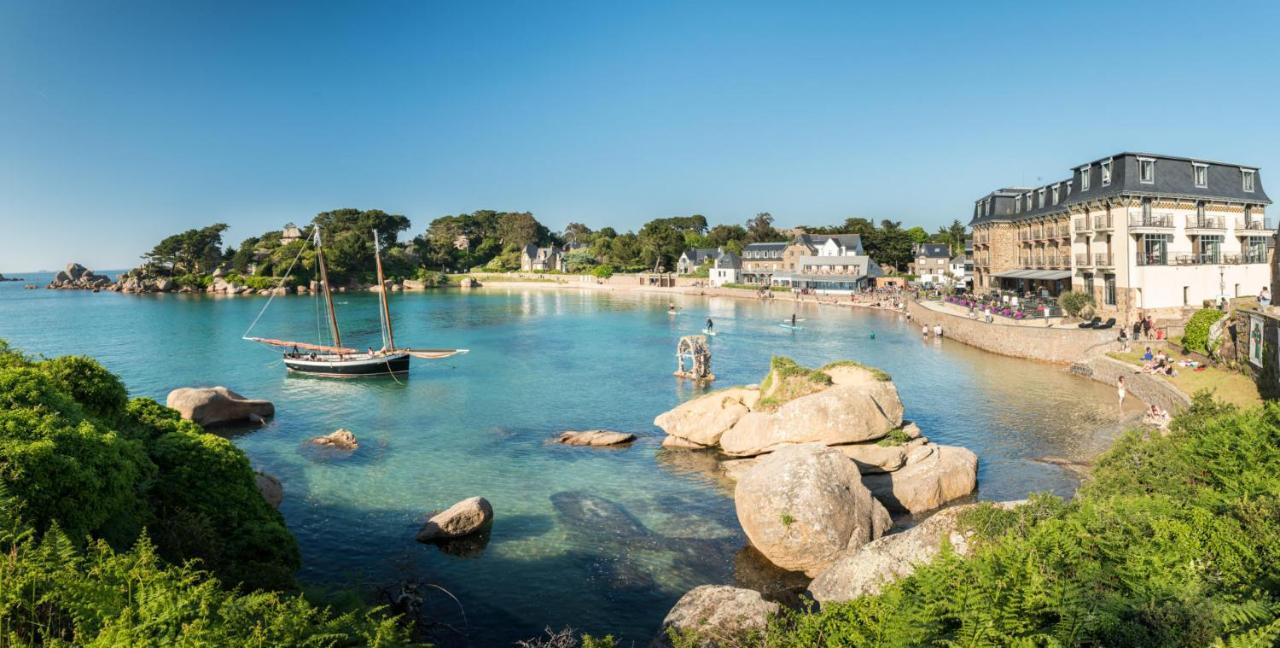 Vue Mer Cote De Granit Rose En Bretagne Trébeurden Exterior foto